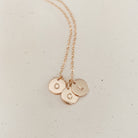 Sofia Necklace - Personalised jewellery - KBN Jewellery - handmade jewellery – small pendant necklace – initial necklace – symbol necklace – family initial necklace – children’s initial necklaces – birth flower initial necklace