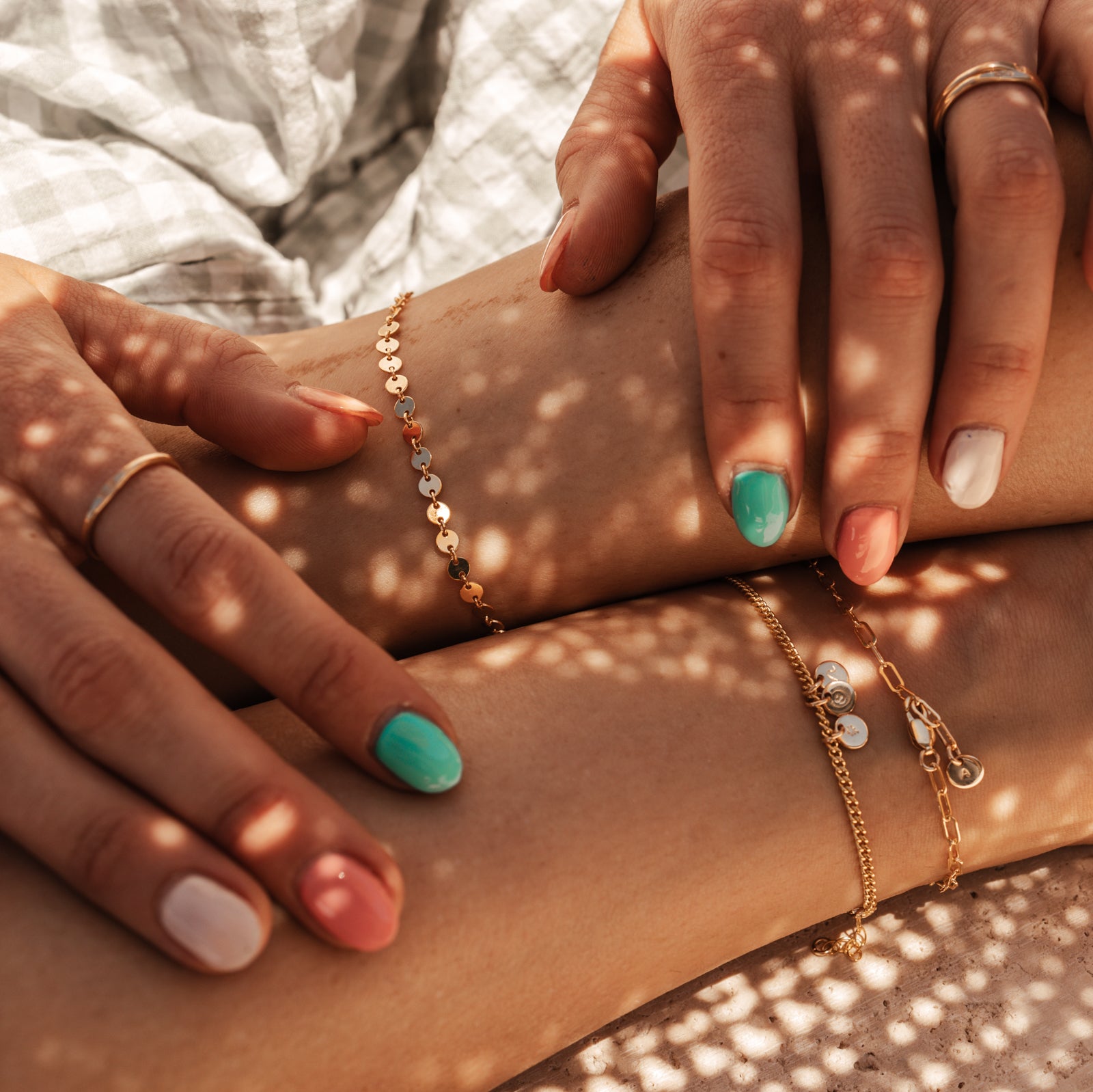 Personalised jewellery - KBN Jewellery - handmade jewellery – custom jewellery gifts – dainty anklet – stacking anklet – layering anklet – simple chain – affordable jewellery – Australian made jewellery – small pendant anklet