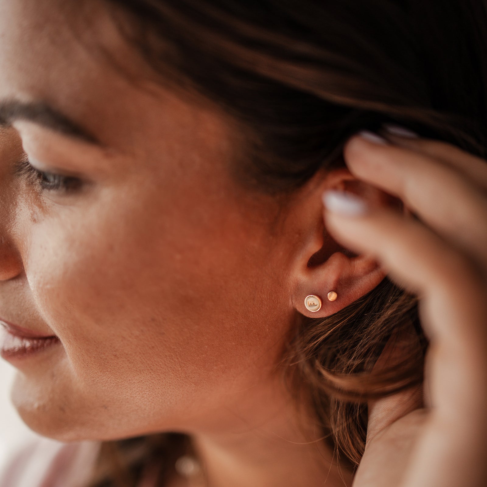Personalised jewellery - KBN Jewellery - handmade jewellery – custom jewellery gifts –  tiny stud earrings – stacking earrings – everyday earrings