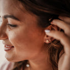 Personalised jewellery - KBN Jewellery - handmade jewellery – custom jewellery gifts –  tiny stud earrings – stacking earrings – everyday earrings