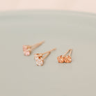 Personalised jewellery – handmade jewellery – KBN jewellery – dainty earrings – birth month earrings – birthstone earrings – affordable earrings – diamond earrings – April studs – birthstone studs