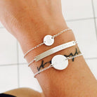 Personalised jewellery - KBN Jewellery - handmade jewellery – Personalised Jewellery gifts – Dainty jewellery- Dainty bracelet – bar bracelet – name bracelet – initial bracelet – I.D bracelet – allergy alert bracelet – medical alert  bracelet – roman numeral bracelet