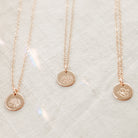 Personalised jewellery - KBN Jewellery - handmade jewellery – Personalised Jewellery gifts – Dainty jewellery - Dainty bracelet – flower stamped bracelet – family flowers – kids birth flowers – birth flower bracelet – personalised flower stamped necklace - floral stamped necklace – meaningful jewellery gift – October birth flower necklace – October birth flower necklace with intial – October gift ideas