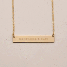 Personalised jewellery - KBN Jewellery - handmade jewellery – Personalised Jewellery gifts – Dainty jewellery- bar necklace – dainty bar necklace – personalised date necklace – roman numerals necklace – name bar necklace – words of affirmation necklace – long bar necklace – layering necklace – layering necklace inspiration – wedding gift idea – wedding gift idea for bride