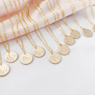 Personalised jewellery – handmade jewellery – KBN jewellery – Australian made jewellery – initial necklace – birth flower necklace – single pendant necklace with flower – birth flower necklace custom – custom birth month necklace – December flower necklace – success necklace