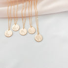 Personalised jewellery – handmade jewellery – KBN jewellery – Australian made jewellery – initial necklace – birth flower necklace – single pendant necklace with flower – birth flower necklace custom – custom birth month necklace – December flower necklace – success necklace