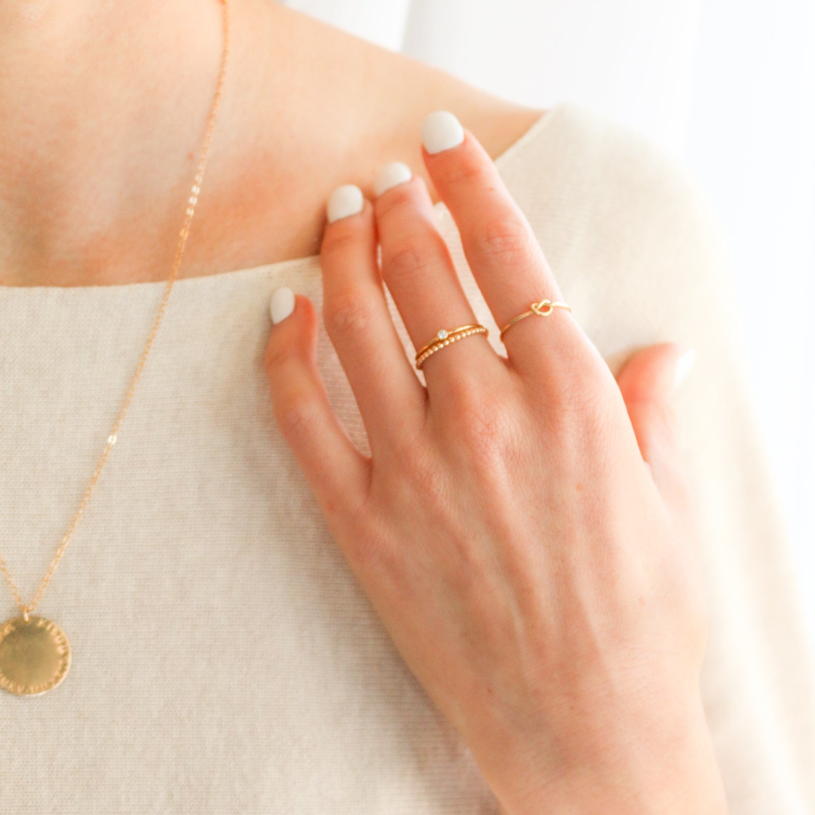 Personalised jewellery - KBN Jewellery - handmade jewellery – Personalised Jewellery gifts – Dainty jewellery – love ring – stacking ring – small knot ring – knot ring  – knot ring – stacking ring – ring that represents love