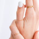 Personalised jewellery - KBN Jewellery - handmade jewellery – Personalised Jewellery gifts – Dainty jewellery – love ring – stacking ring – small knot ring – knot ring  – knot ring – stacking ring – ring that represents love