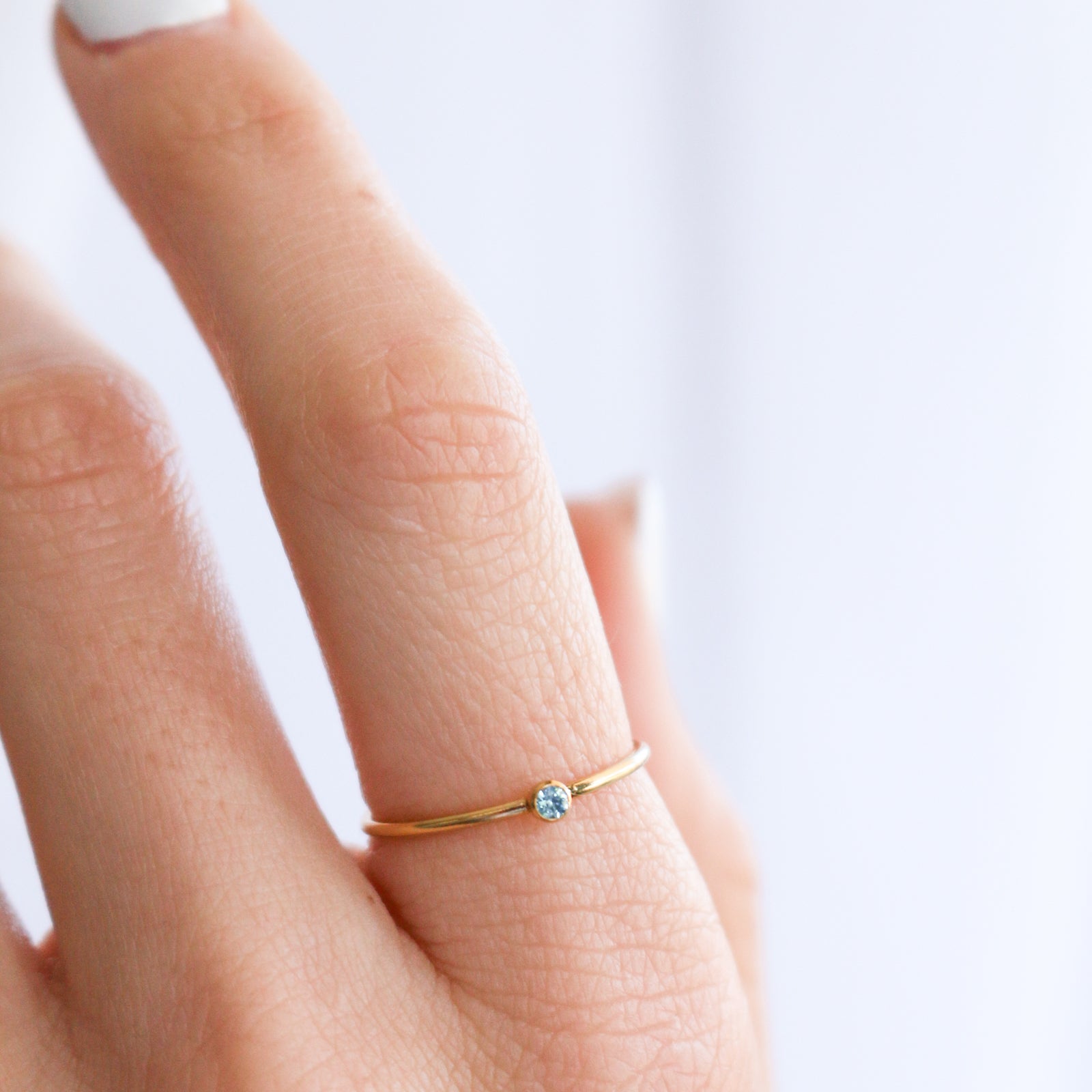 Personalised jewellery – handmade jewellery – KBN jewellery – dainty ring – birth month ring – birthstone ring – affordable ring – fortune ring – December  stone rings – birthstone ring – stacking ring – blue stone ring
