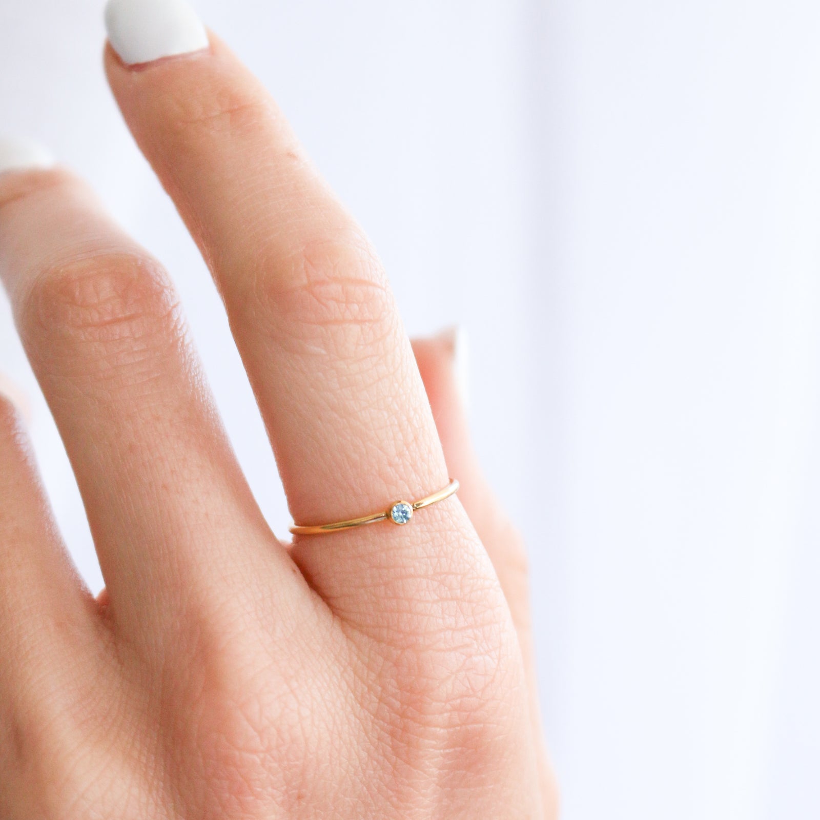 Personalised jewellery – handmade jewellery – KBN jewellery – dainty ring – birth month ring – birthstone ring – affordable ring – fortune ring – December  stone rings – birthstone ring – stacking ring – blue stone ring