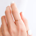 Personalised jewellery – handmade jewellery – KBN jewellery – dainty ring – birth month ring – birthstone ring – affordable ring – March birthstone ring– ring – personalised ring -