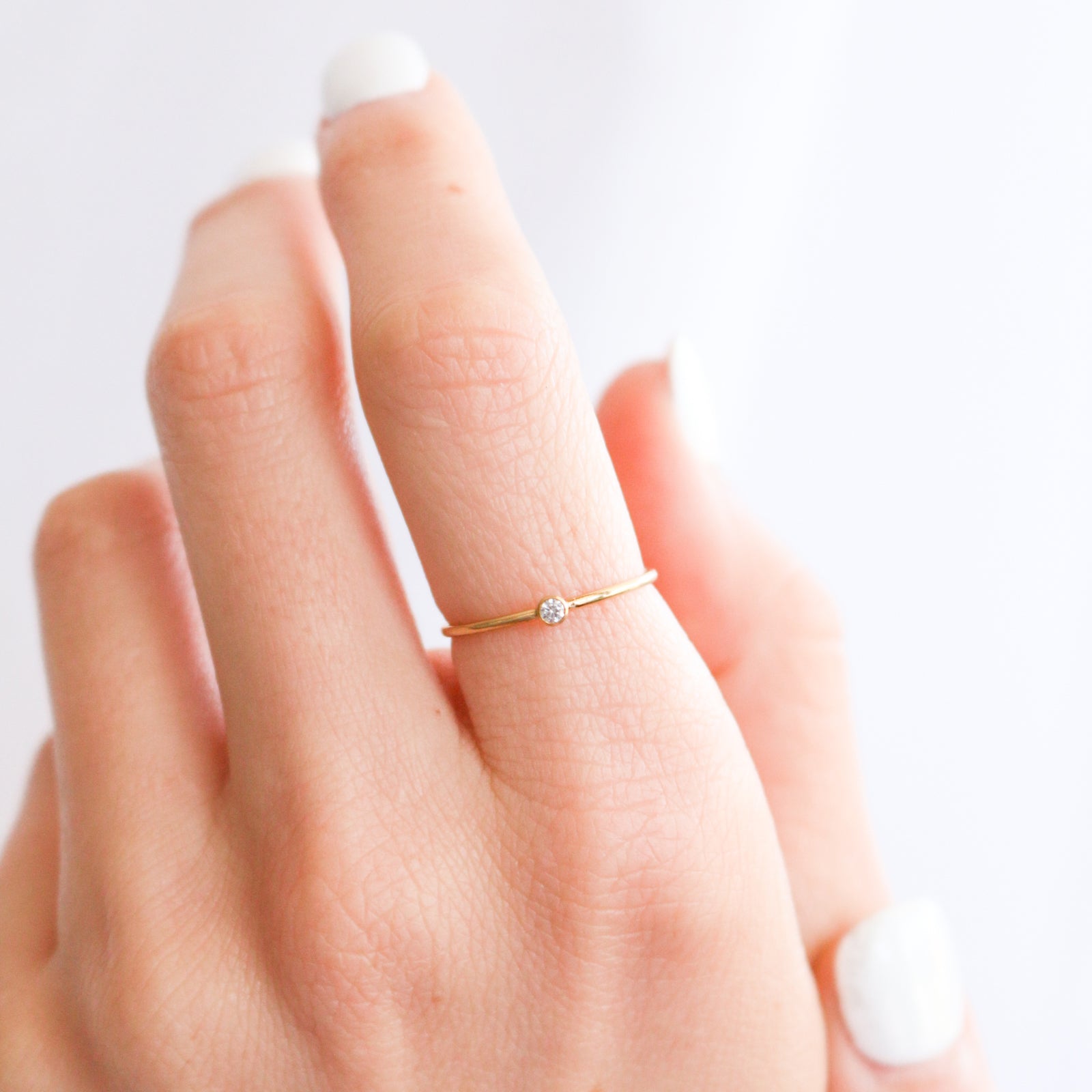 Personalised jewellery – handmade jewellery – KBN jewellery – dainty ring – birth month ring – birthstone ring – affordable ring – March birthstone ring– ring – personalised ring -