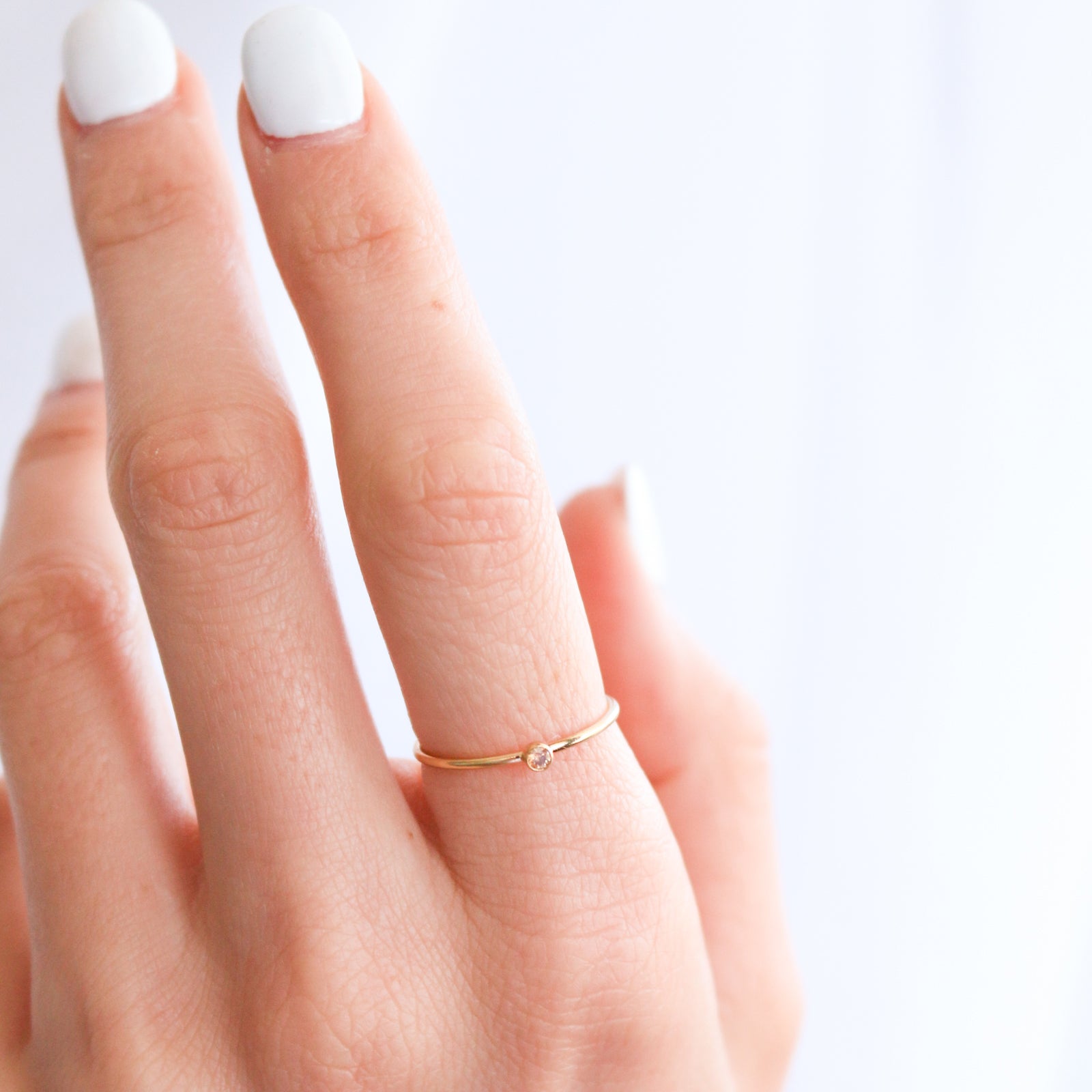 Personalised jewellery – handmade jewellery – KBN jewellery – dainty ring – birth month ring – birthstone ring – affordable ring – November  birthstone ring– ring – yellow stone ring – harmony and balance ring.