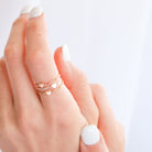 Personalised jewellery - KBN Jewellery - handmade jewellery – Personalised Jewellery gifts – Dainty jewellery – heart ring – stacking ring – small heart ring