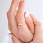 Personalised jewellery - KBN Jewellery - handmade jewellery – Personalised Jewellery gifts – Dainty jewellery – heart ring – stacking ring – small heart ring