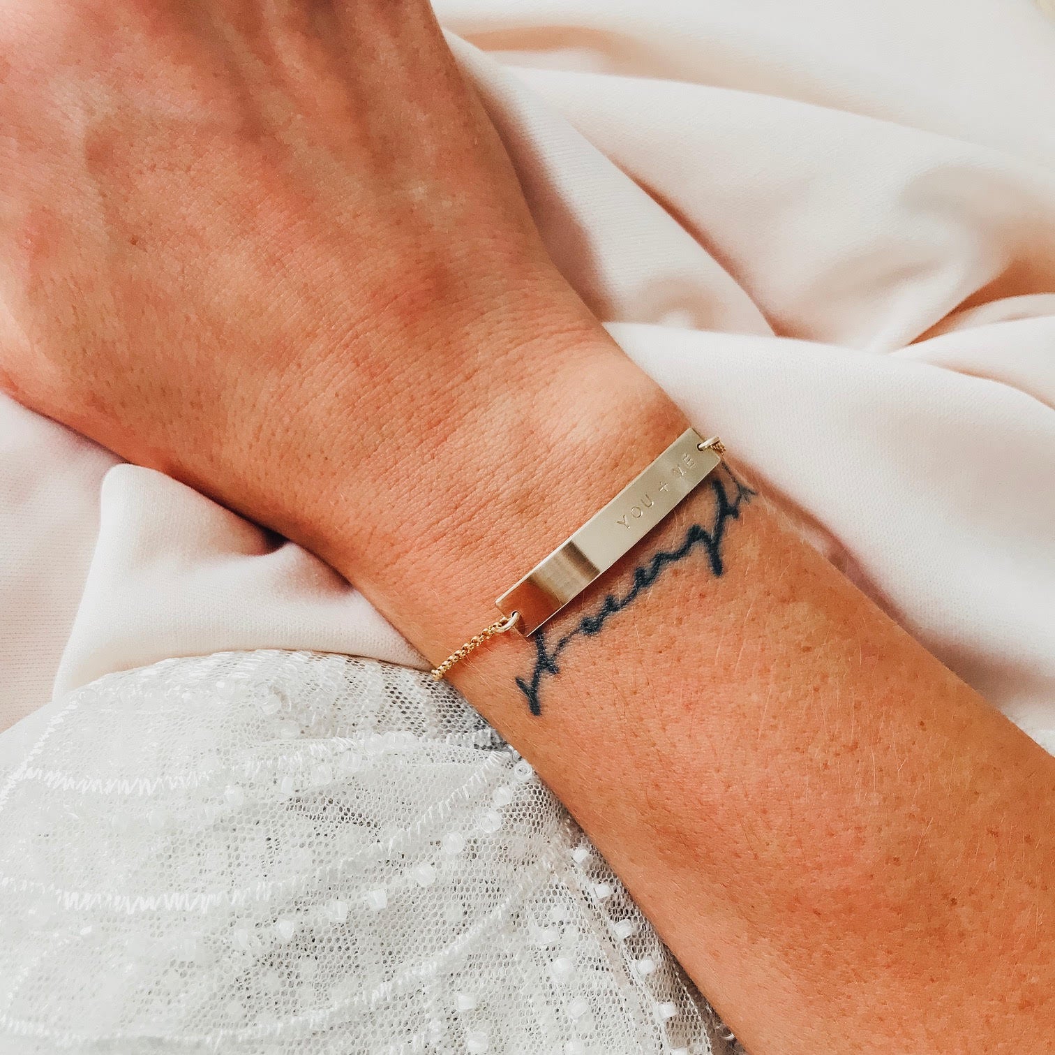 Personalised jewellery - KBN Jewellery - handmade jewellery – Personalised Jewellery gifts – Dainty jewellery- Dainty necklace – name bracelet – roman numerals bracelet – children’s name bracelet