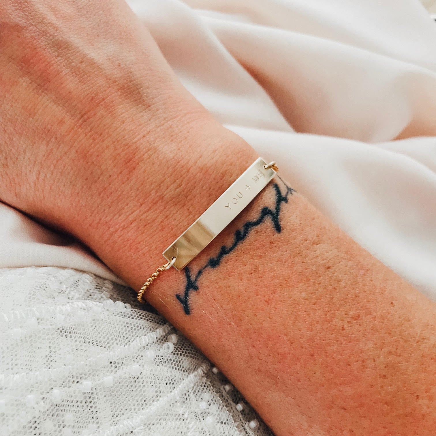 lPersonalised jewellery - KBN Jewellery - handmade jewellery – Personalised Jewellery gifts – Dainty jewellery- Dainty necklace – name bracelet – roman numerals bracelet – children’s name bracelet