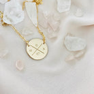 Personalised jewellery - KBN Jewellery -  handmade jewellery - cross my heart - initial necklace - symbol necklace – custom initial necklace – children initials