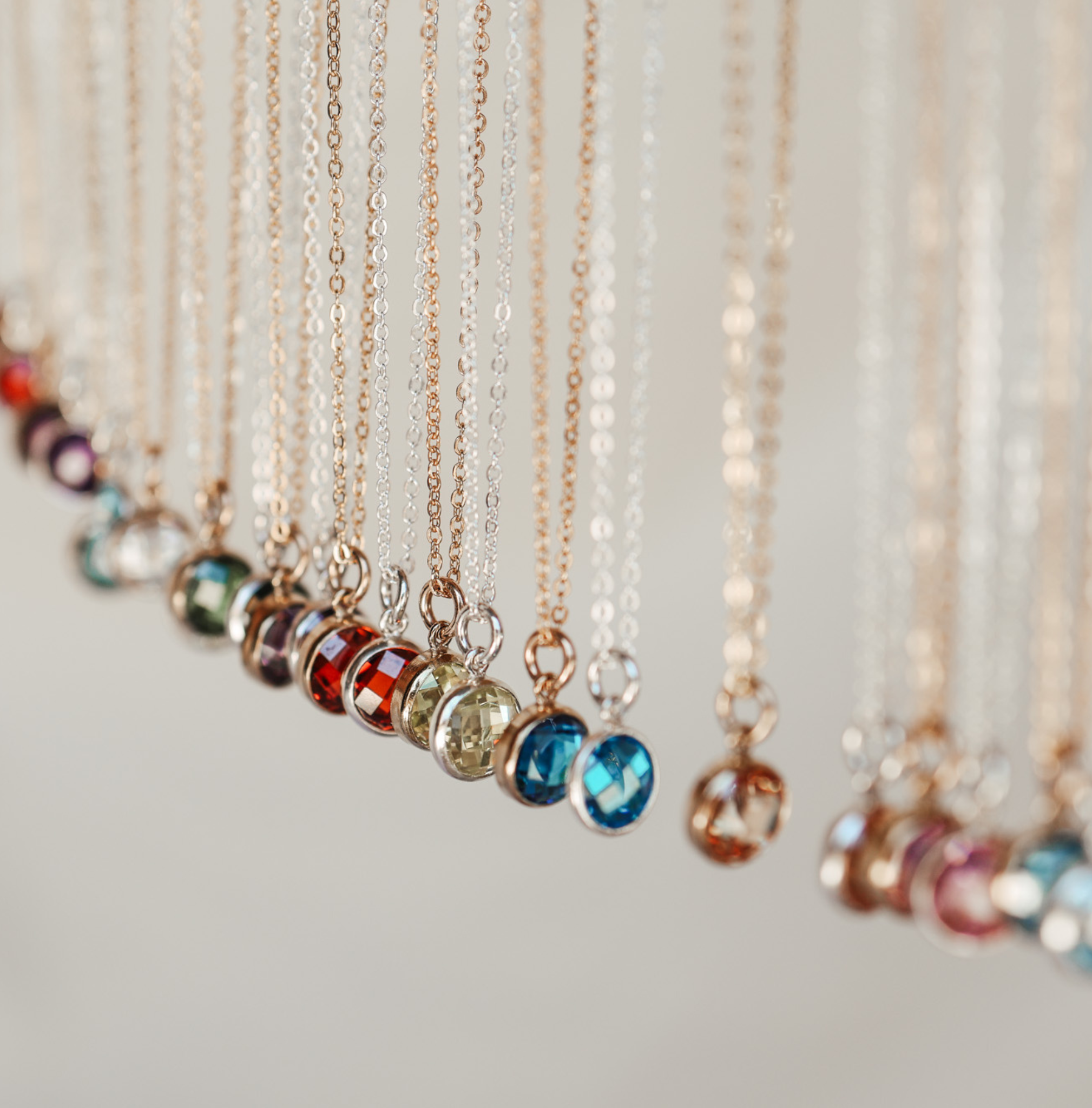 Personalised jewellery – handmade jewellery – KBN jewellery – Australian made jewellery – crystal pendant – birthstone drop necklace – birthstone pendant for necklace – crystal birthstone drop  – birthstone jewellery – diamond  stone pendant – clear birthstone for necklace – April birthstone pendant – April  birthstone drop