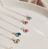 Birthstone Drop Necklace • October