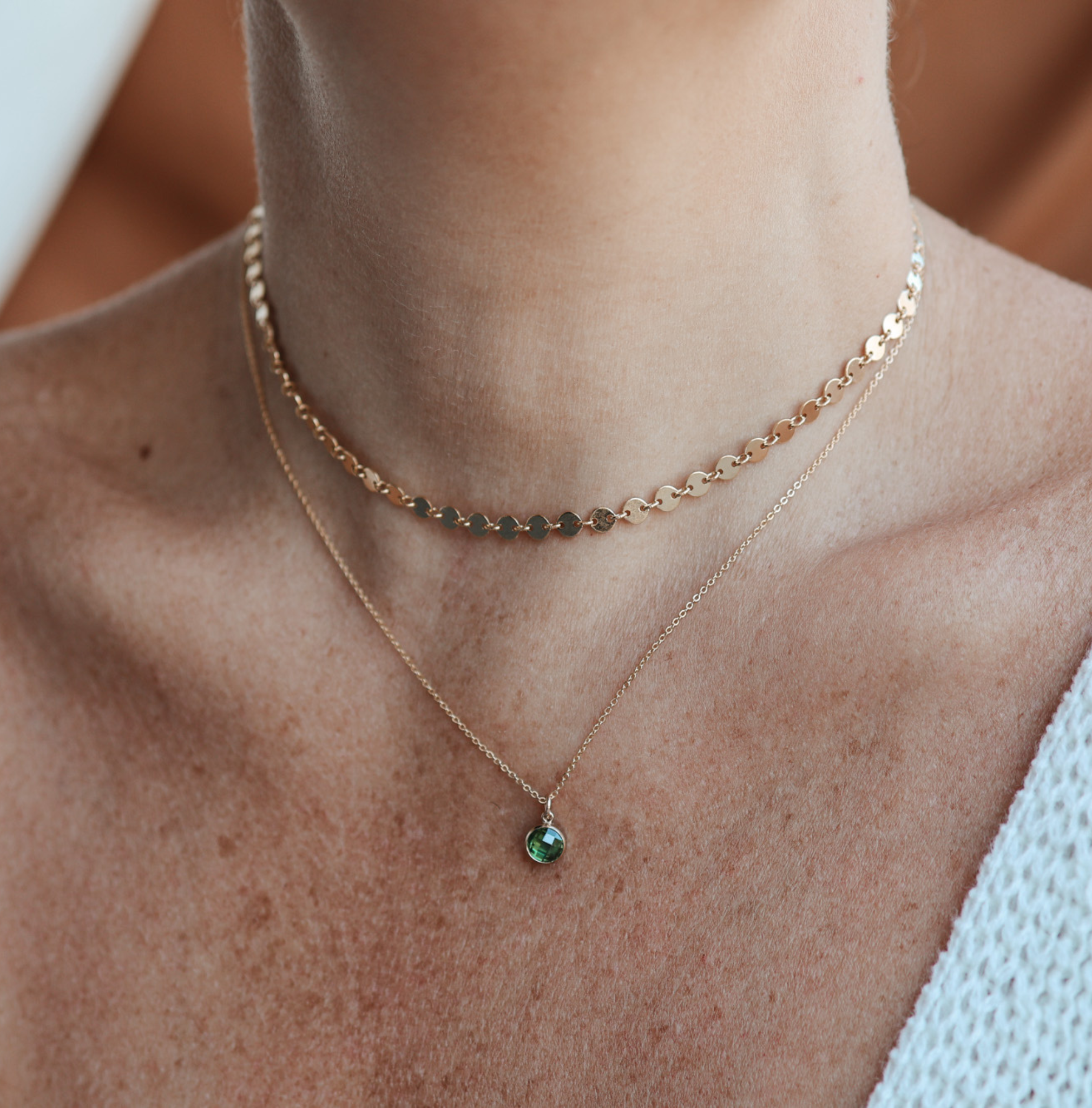 Personalised jewellery – handmade jewellery – KBN jewellery – Australian made jewellery – crystal pendant – birthstone drop necklace – birthstone pendant for necklace – crystal birthstone drop  – birthstone jewellery –green  stone pendant – dark green birthstone for necklace – May  birthstone pendant – May  birthstone drop