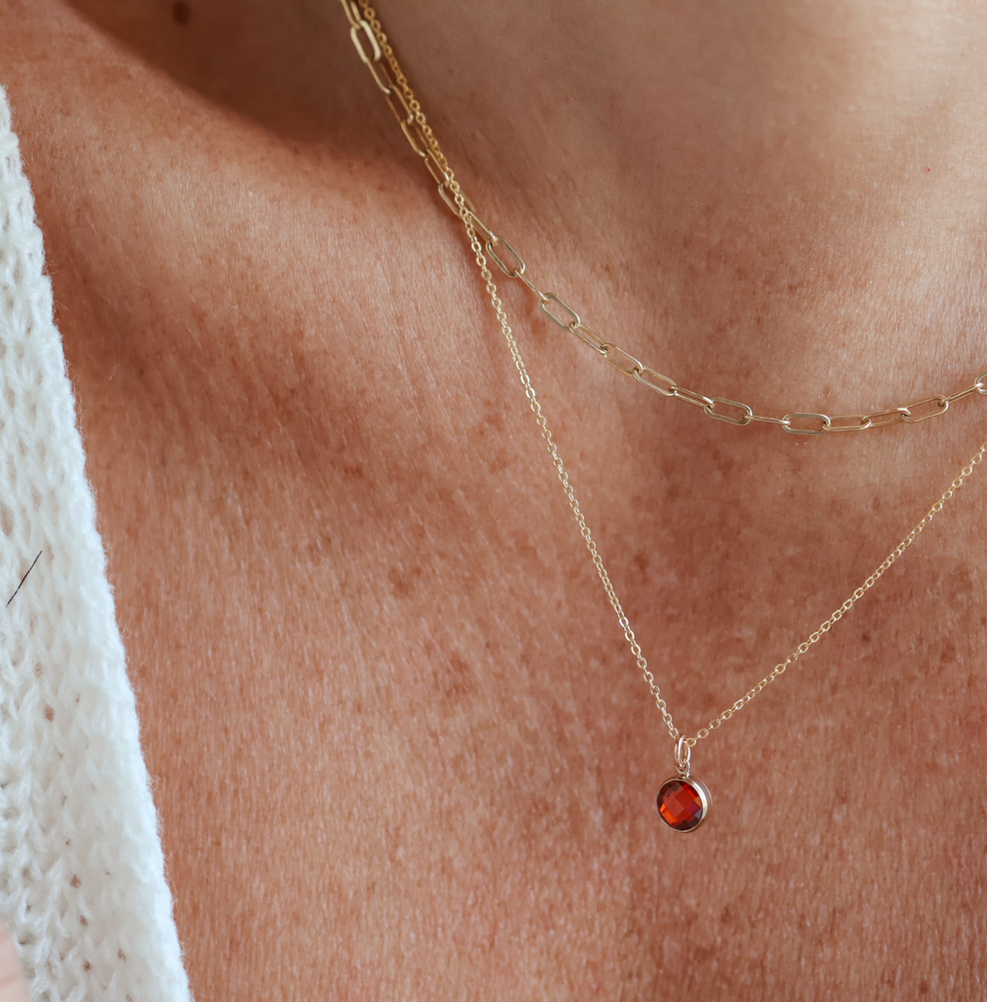Personalised jewellery – handmade jewellery – KBN jewellery – Australian made jewellery – crystal pendant – birthstone drop necklace – birthstone pendant for necklace – crystal birthstone drop  – birthstone jewellery – red  stone pendant – dark red birthstone for necklace – July  birthstone pendant – July  birthstone drop