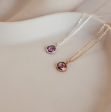 Birthstone Drop Necklace • June