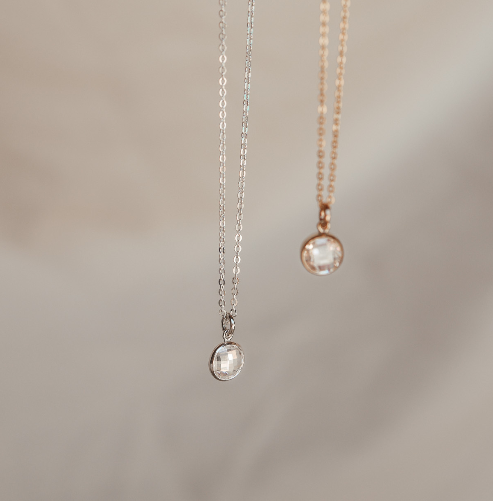 Personalised jewellery – handmade jewellery – KBN jewellery – Australian made jewellery – crystal pendant – birthstone drop necklace – birthstone pendant for necklace – crystal birthstone drop  – birthstone jewellery – diamond  stone pendant – clear birthstone for necklace – April birthstone pendant – April  birthstone drop