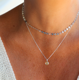 Birthstone Drop Necklace • August