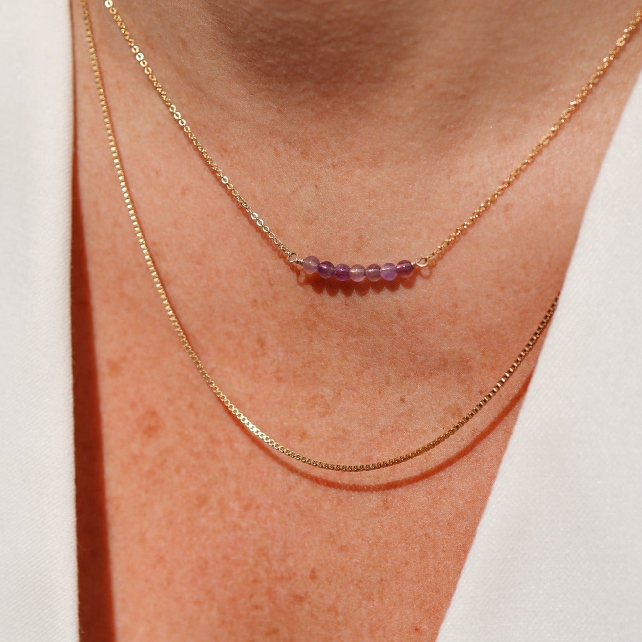 Personalised jewellery – handmade jewellery – KBN jewellery – Australian made jewellery –  box chain – gold filled box chain – layering chain 