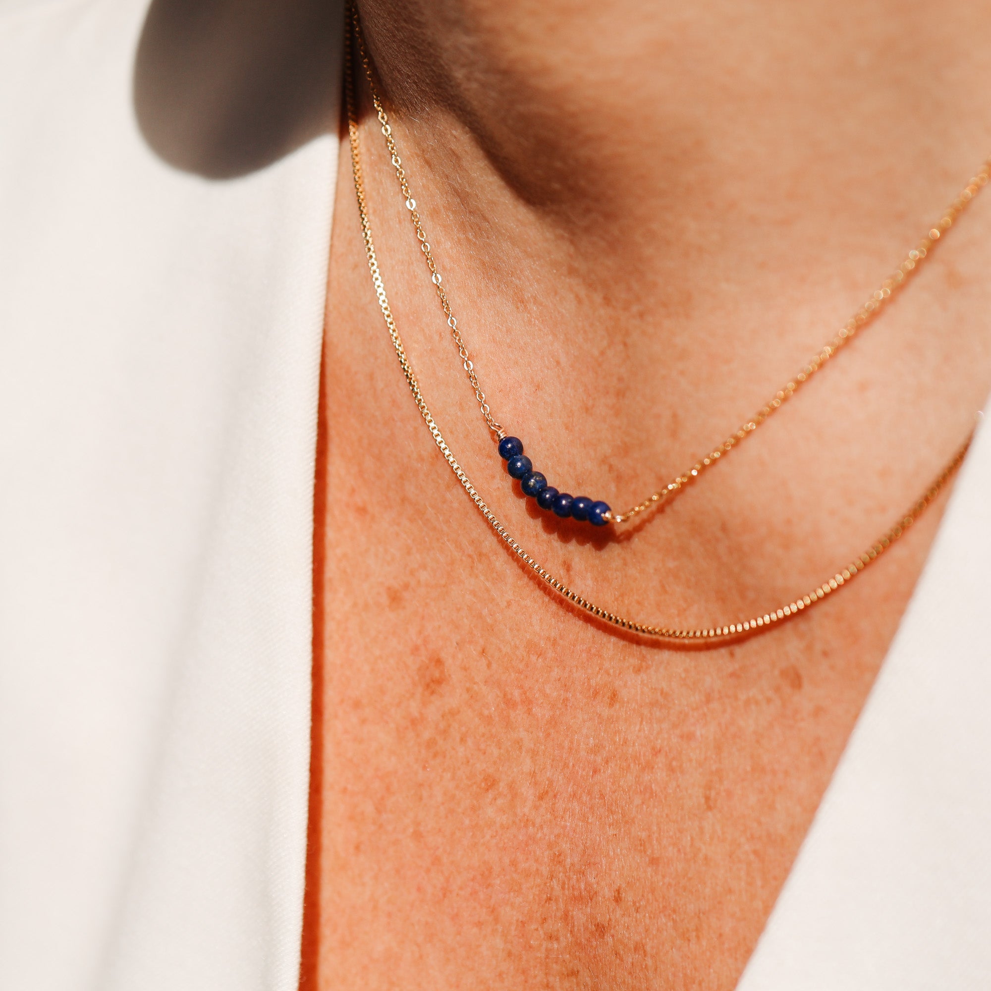 Personalised jewellery – handmade jewellery – KBN jewellery – Australian made jewellery –  box chain – gold filled box chain – layering chain 