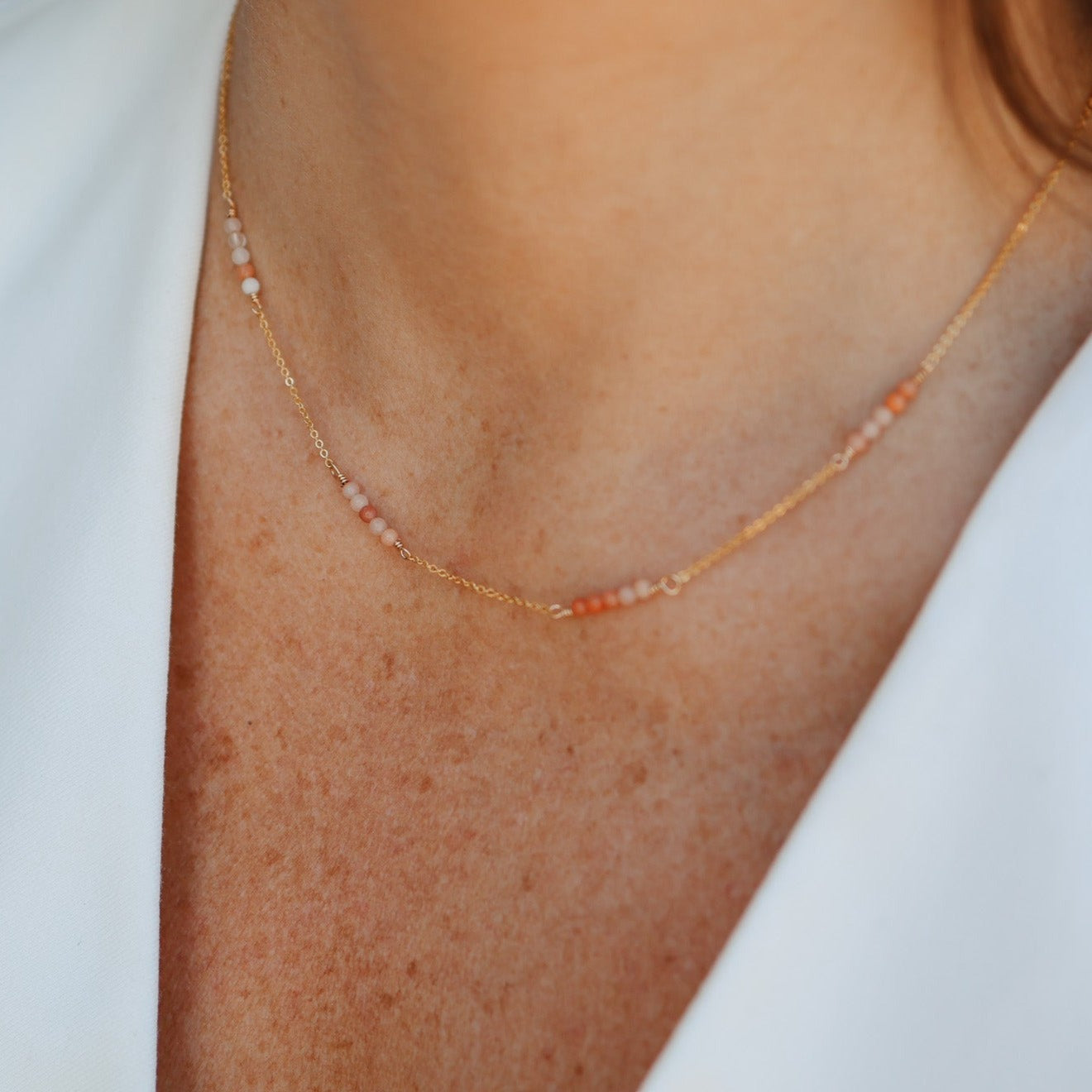 Personalised jewellery - KBN Jewellery - handmade jewellery – Personalised Jewellery gifts – Australian Made – gemstone necklace – blue lapis necklace – green jade necklace – amethyst necklace – black obsidian necklace – peach aventurine necklace – white howlite necklace – gemstone stack necklace 