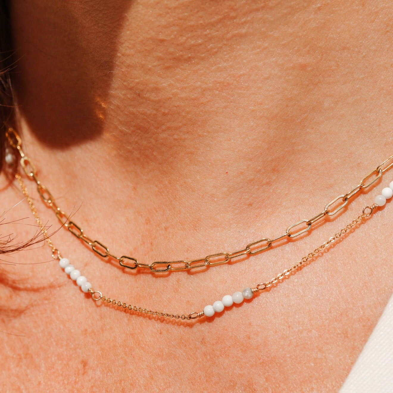 Personalised jewellery - KBN Jewellery - handmade jewellery – Personalised Jewellery gifts – Australian Made – gemstone necklace – blue lapis necklace – green jade necklace – amethyst necklace – black obsidian necklace – peach aventurine necklace – white howlite necklace – gemstone stack necklace 