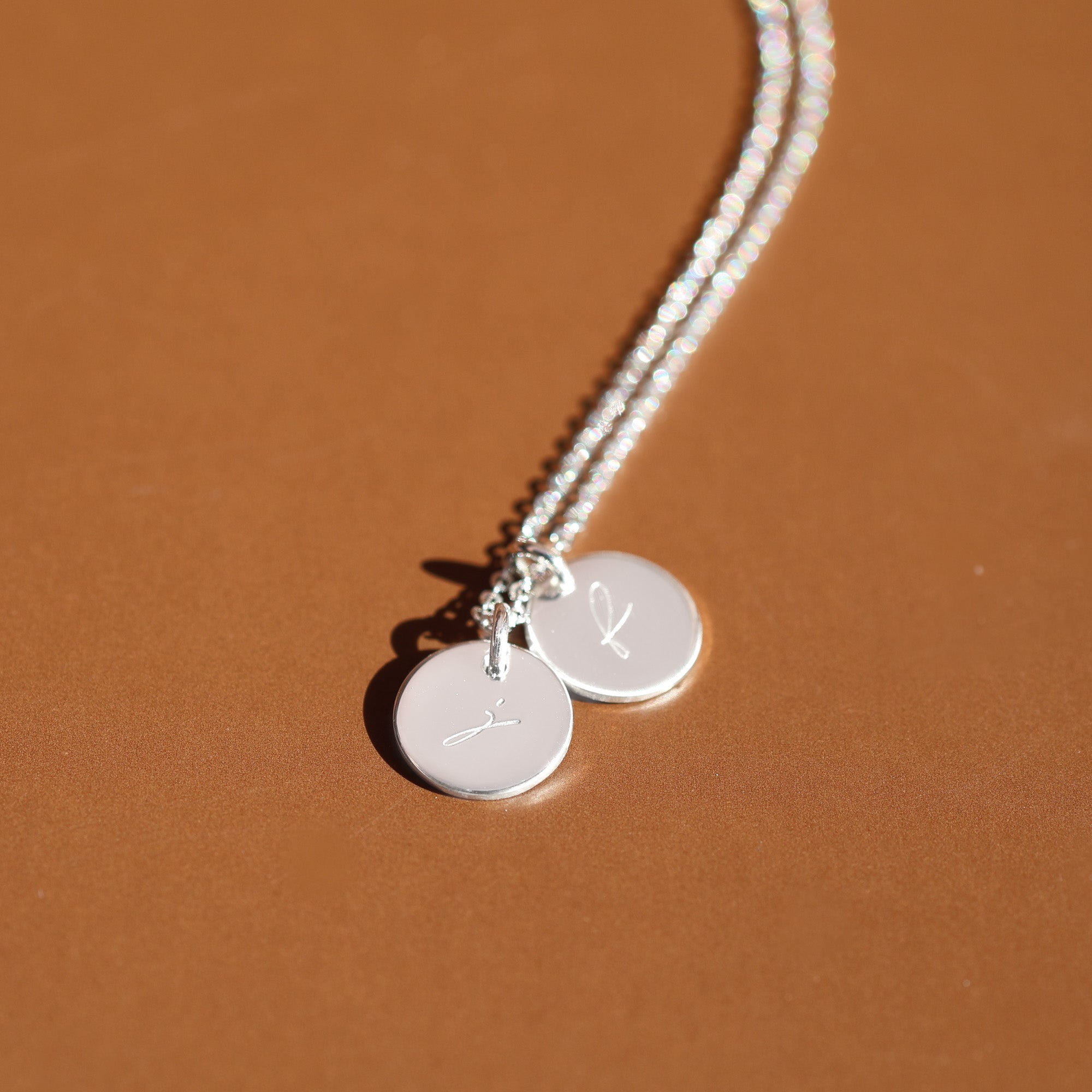 Sofia Necklace - Personalised jewellery - KBN Jewellery - handmade jewellery – small pendant necklace – initial necklace – symbol necklace – family initial necklace – children’s initial necklaces – birth flower initial necklace 