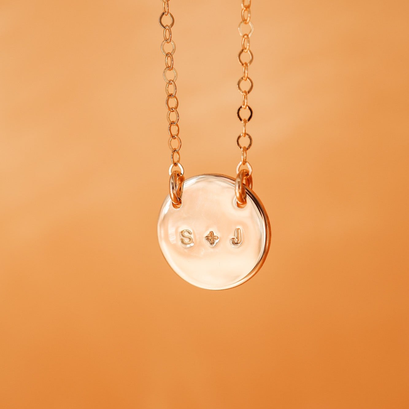 You + Me Medium Pendant Necklace - KBN Jewellery - personalised necklace - initial necklace - personalised gift - children's initial necklace - gift ideas for mum - personalised mothers day orders