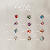 Birthstone Drop Necklace • October