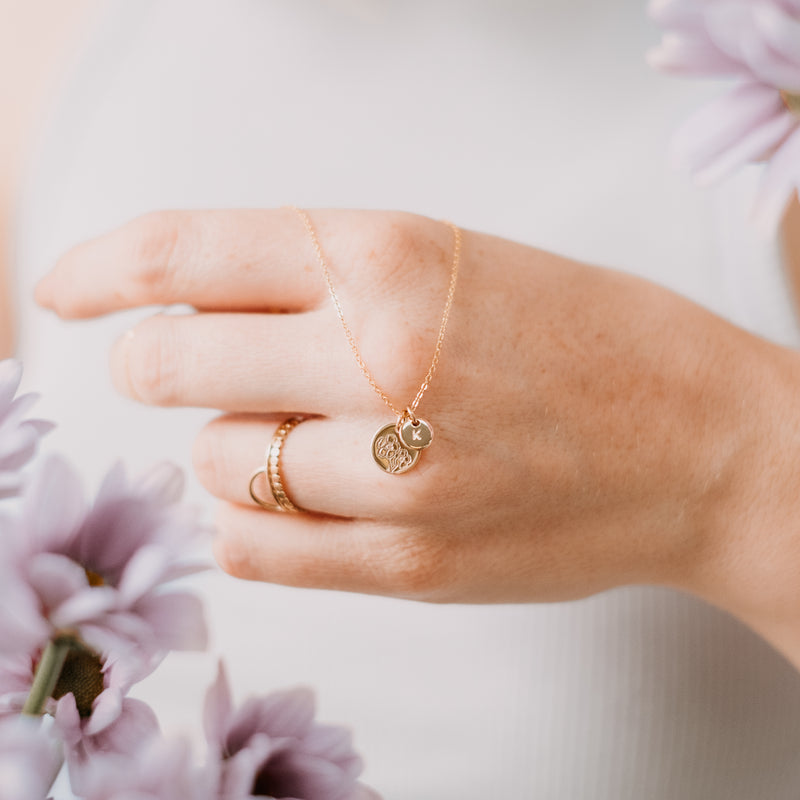 Forget Me Not • Small & Tiny Pendant Necklace