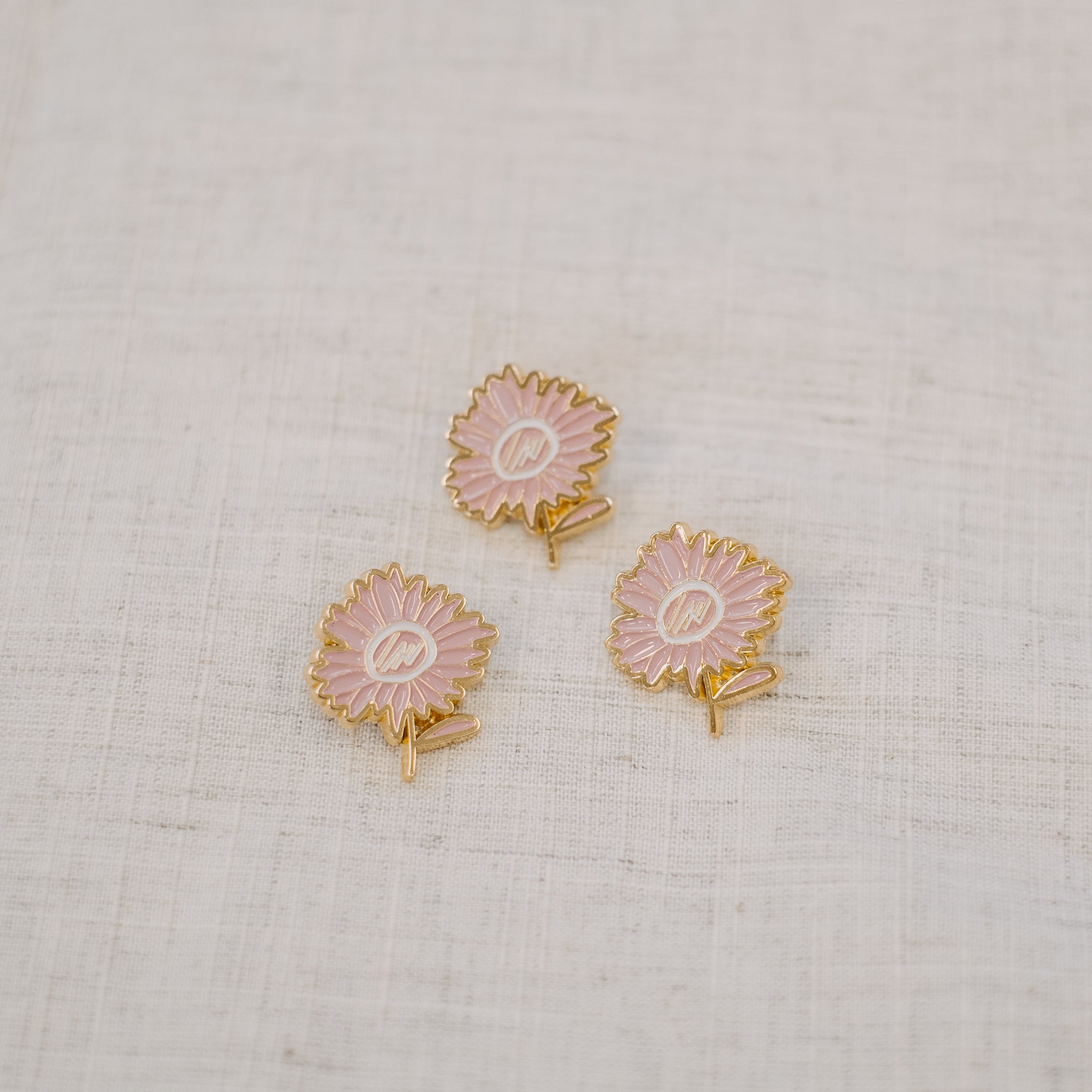 Personalised jewellery - KBN Jewellery - handmade jewellery – Personalised Jewellery gifts – enamel pins – bag pins – lapel pins – bag charms – bag accessories – backpack charms – backpack pins – kids bag accessories - heart pin - sunflower pin - ASL pin