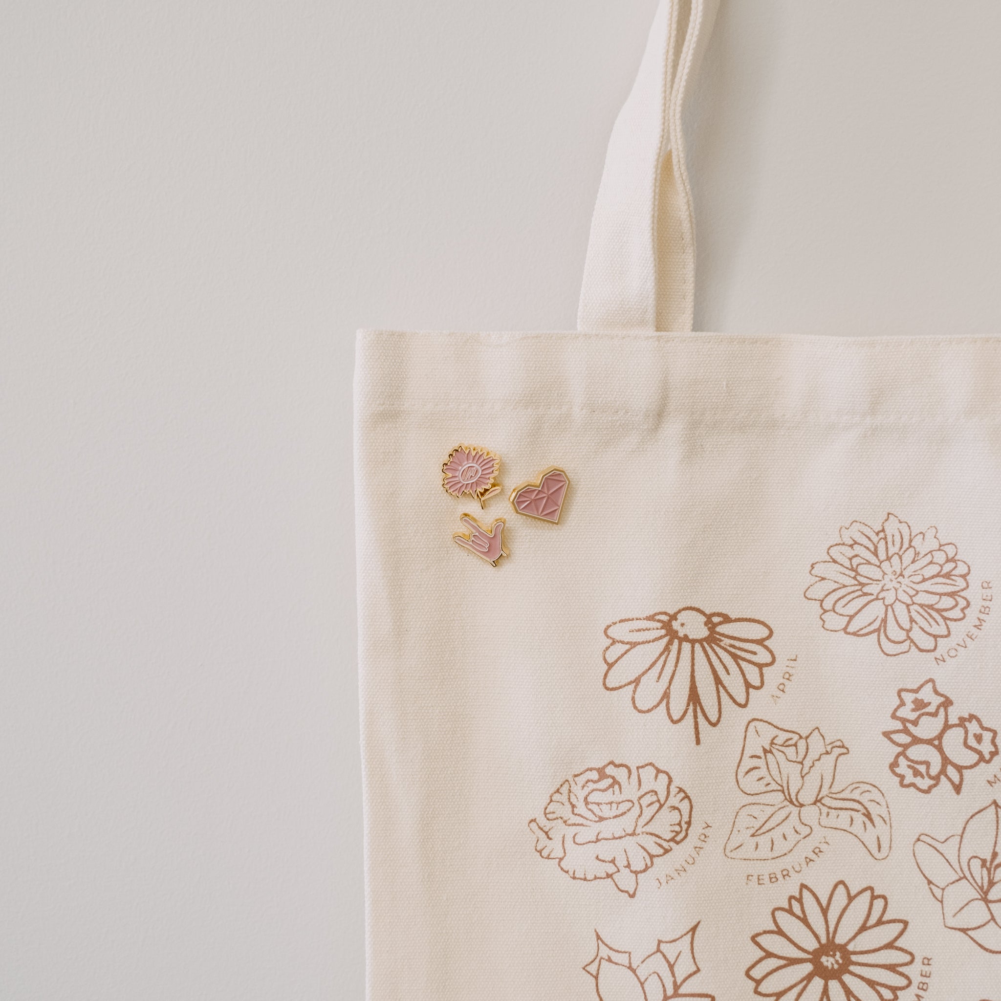 Personalised jewellery - KBN Jewellery - handmade jewellery – Personalised Jewellery gifts – enamel pins – bag pins – lapel pins – bag charms – bag accessories – backpack charms – backpack pins – kids bag accessories - heart pin - sunflower pin - ASL pin