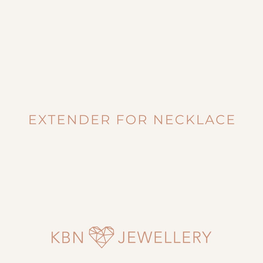 Personalised jewellery - KBN Jewellery - handmade jewellery – Personalised Jewellery gifts – personalised necklace – extender for necklace 