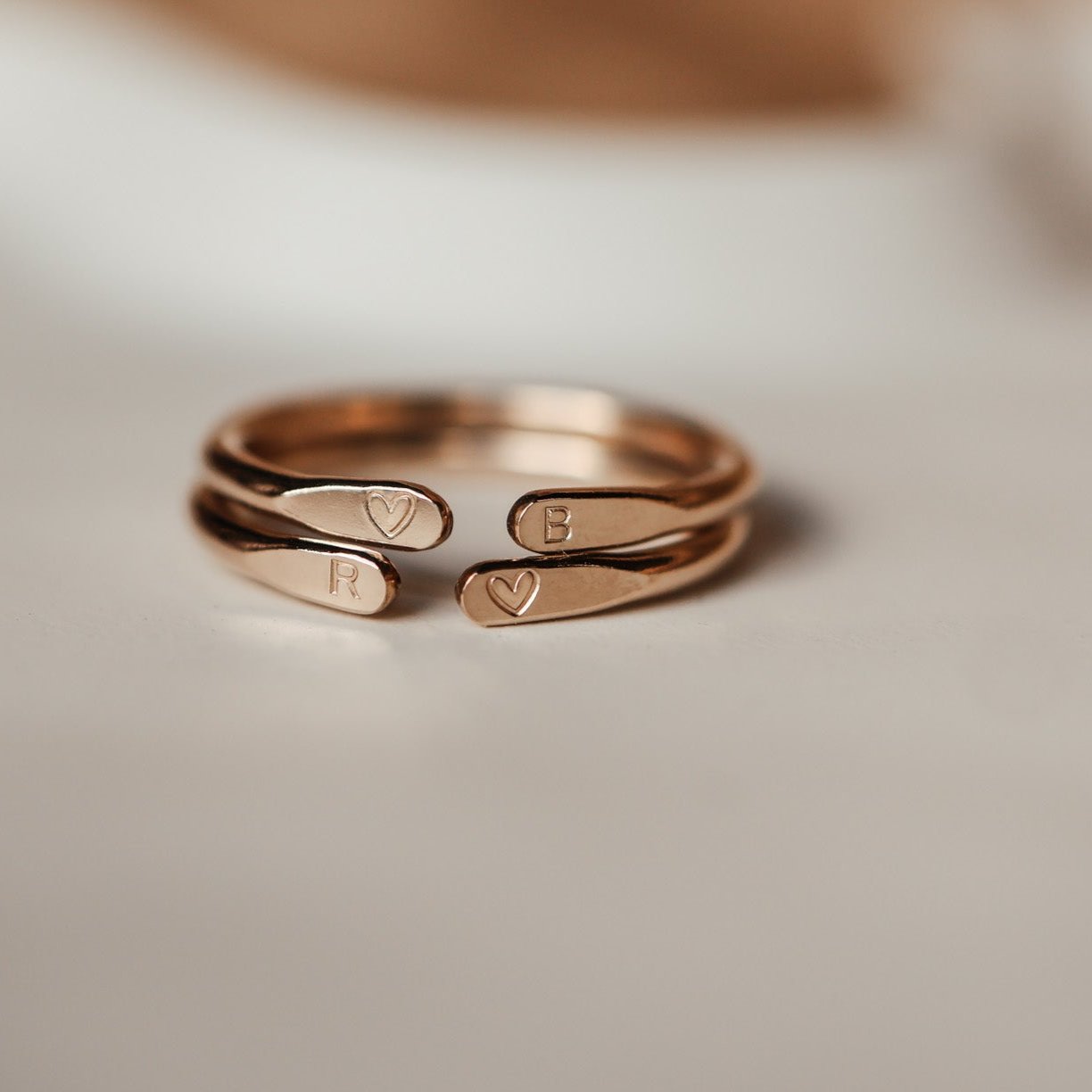 Ever Ring - Personalised jewellery - KBN Jewellery - handmade jewellery – initial ring – symbol ring – Jewellery Gifts