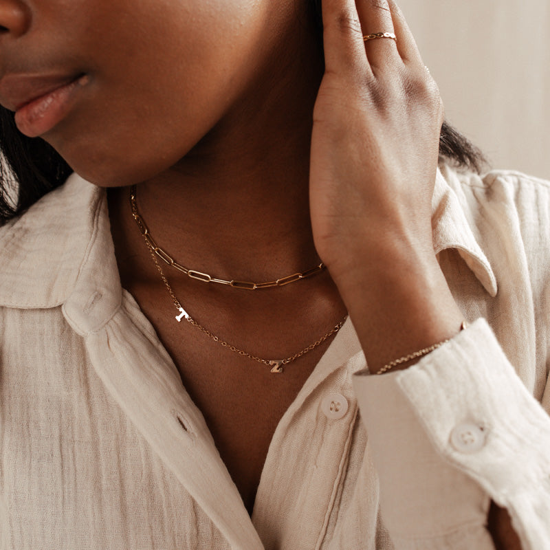 Personalised jewellery - KBN Jewellery - handmade jewellery – Personalised Jewellery gifts – Dainty jewellery – thick chain – statement necklace – thick linked chain – large link necklace 