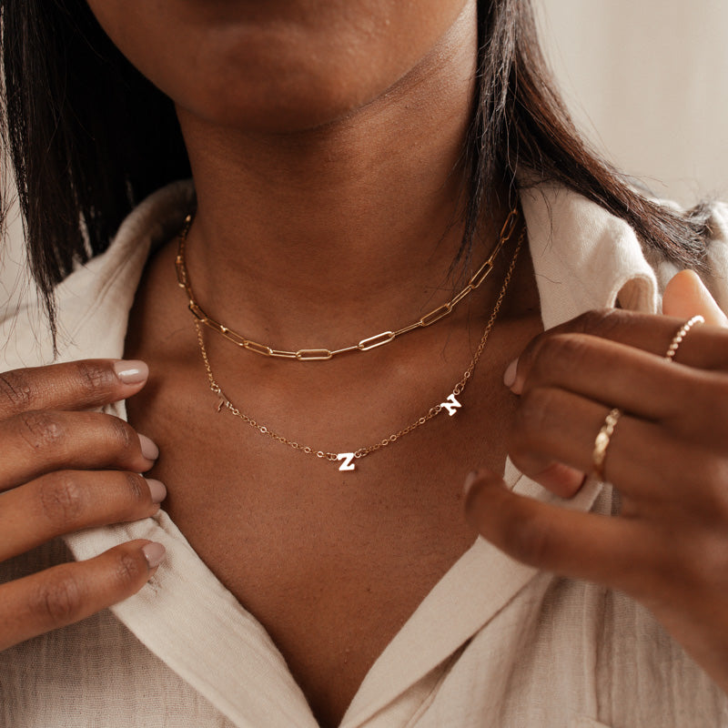 Personalised jewellery - KBN Jewellery - handmade jewellery – Personalised Jewellery gifts – Dainty jewellery – thick chain – statement necklace – thick linked chain – large link necklace 