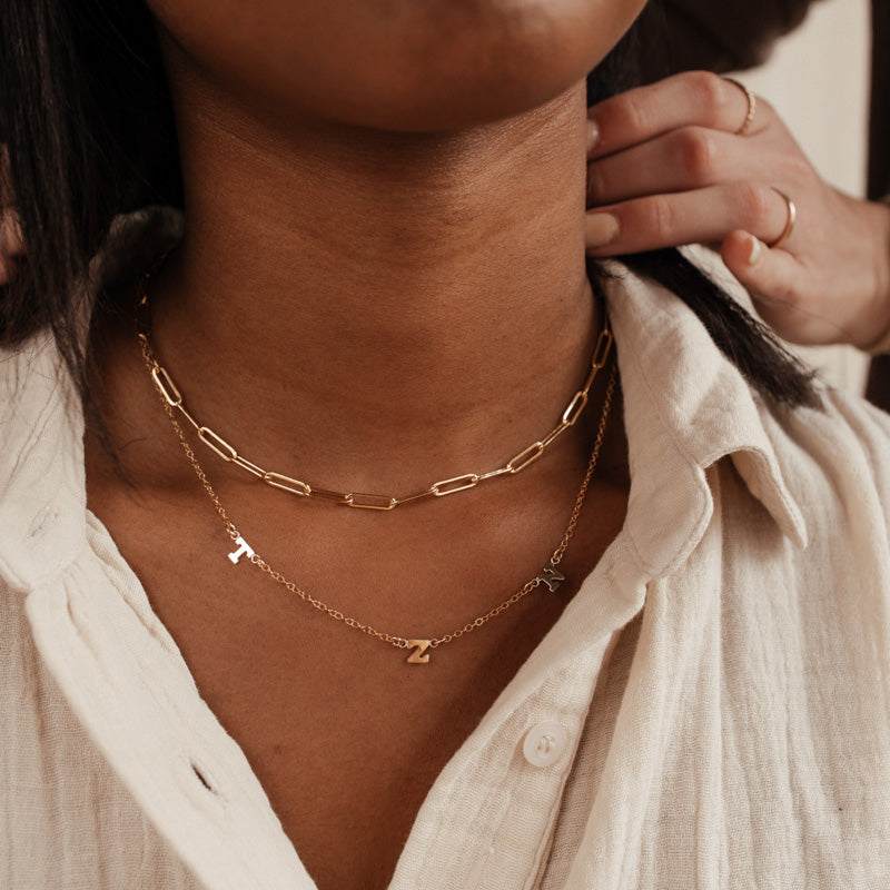 Personalised jewellery - KBN Jewellery - handmade jewellery – Personalised Jewellery gifts – Dainty jewellery – thick chain – statement necklace – thick linked chain – large link necklace 