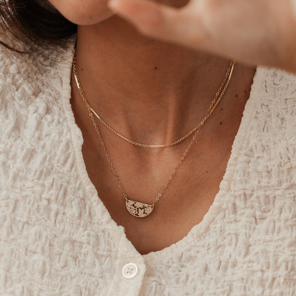 Personalised jewellery - KBN Jewellery - handmade jewellery – custom jewellery gifts – dainty necklace – stacking necklace – layering bracelet – simple bracelet – affordable jewellery – Australian made jewellery – squashed chain – unique chain 