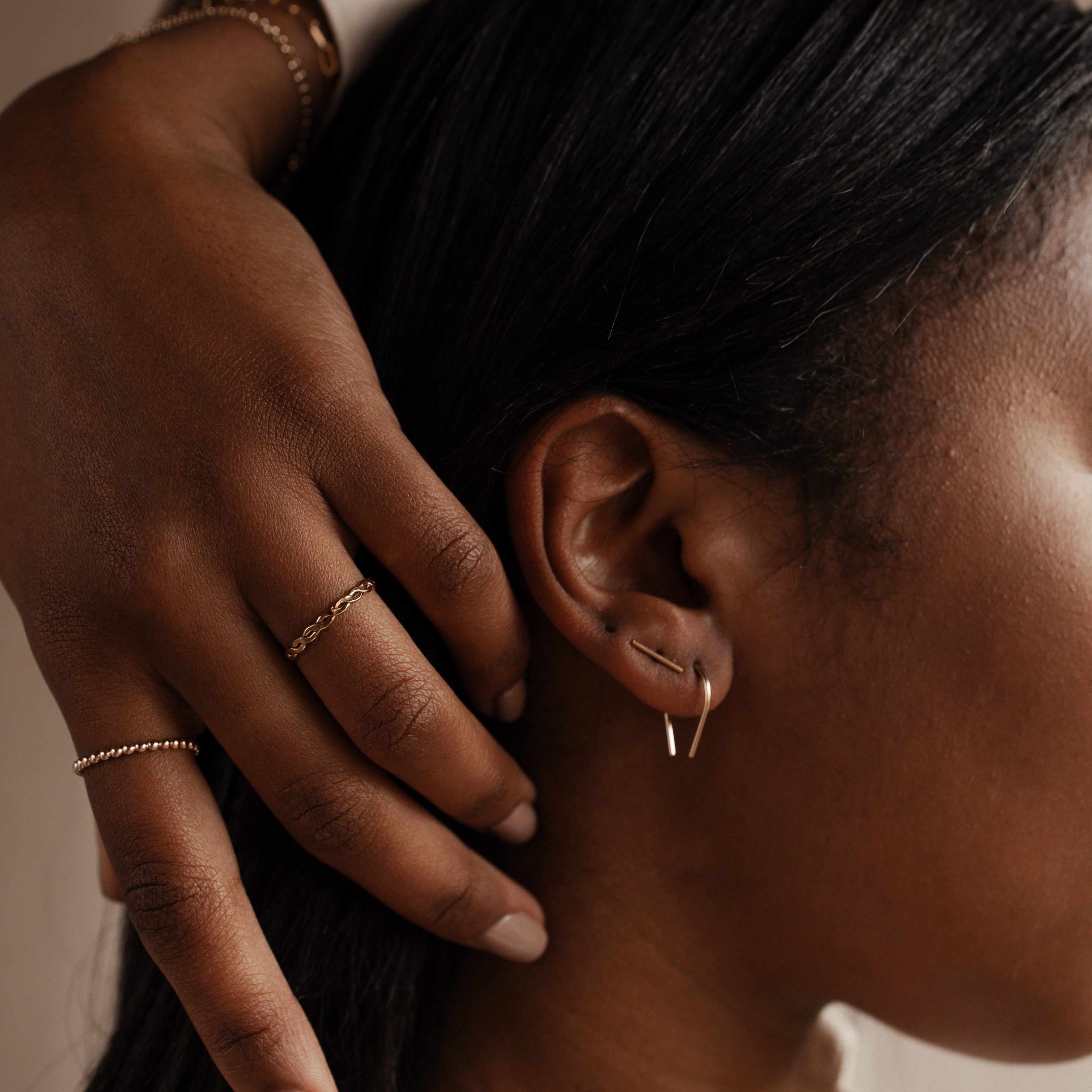 Personalised jewellery - KBN Jewellery - handmade jewellery – Personalised Jewellery gifts – simple earring – earring stack – elegant earring - everyday earrings