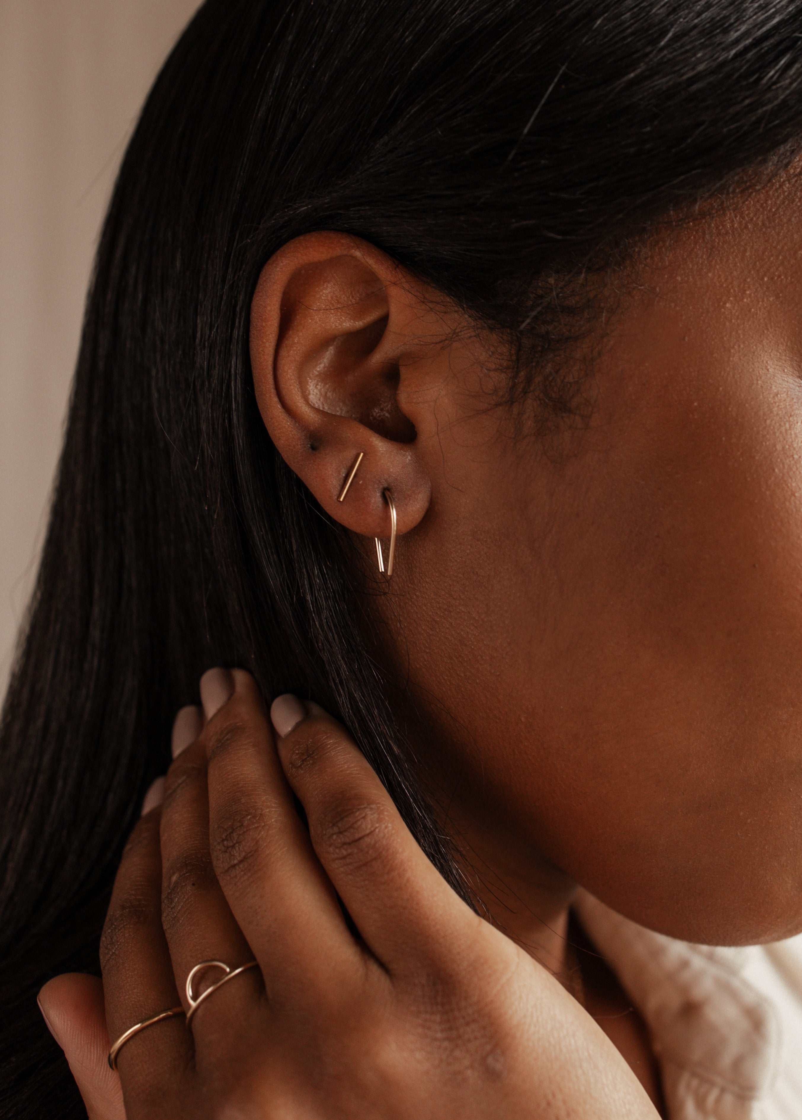 Personalised jewellery - KBN Jewellery - handmade jewellery – Personalised Jewellery gifts – simple earring – earring stack – elegant earring - everyday earrings