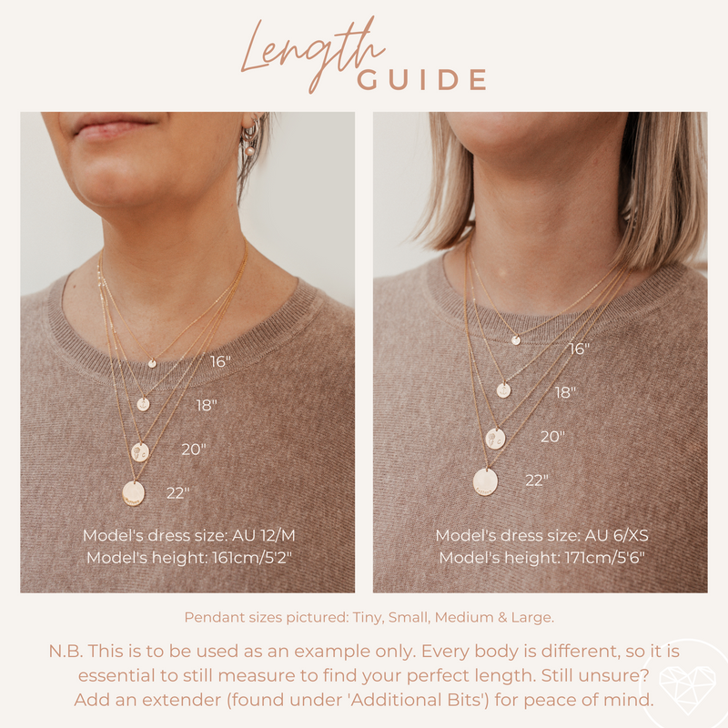 Asha • Large Pendant Single Hole Necklace