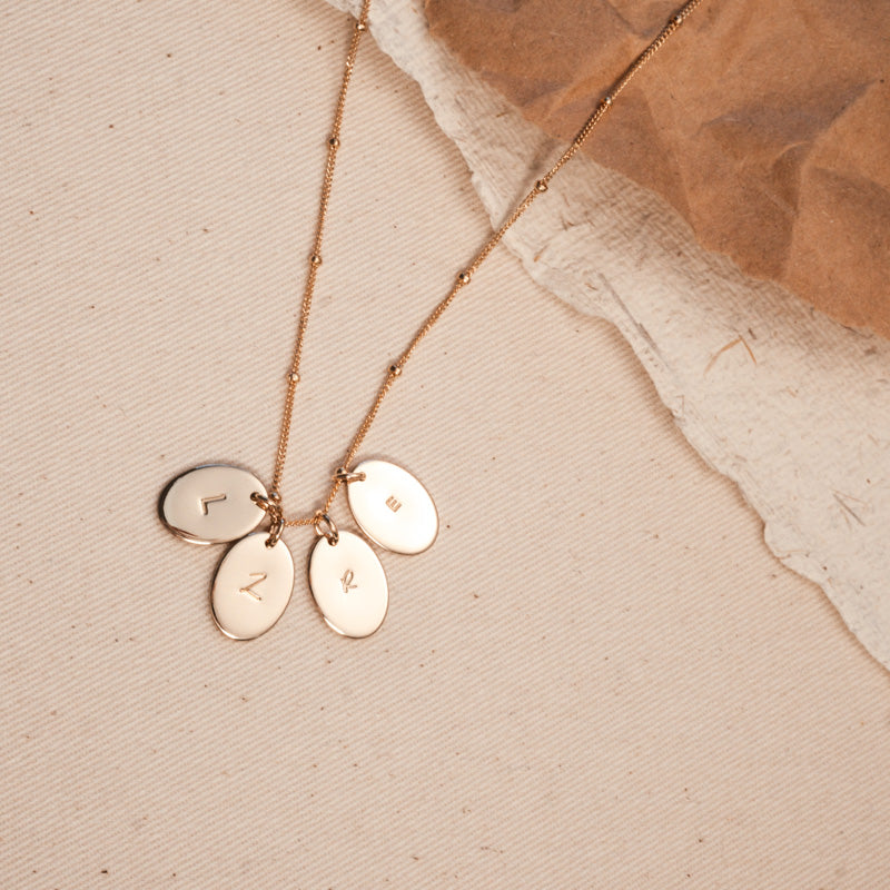 Primrose • Small Oval Necklace • Choose Number of Pendants