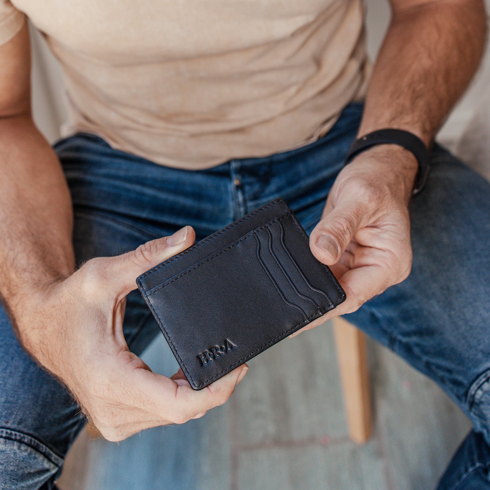 Personalised jewellery - KBN Jewellery - handmade jewellery – Personalised Jewellery gifts – personalised wallet – wallet for men – leather personalised wallet – personalised men wallet – personalised slimline cardholder – men’s cardholder 